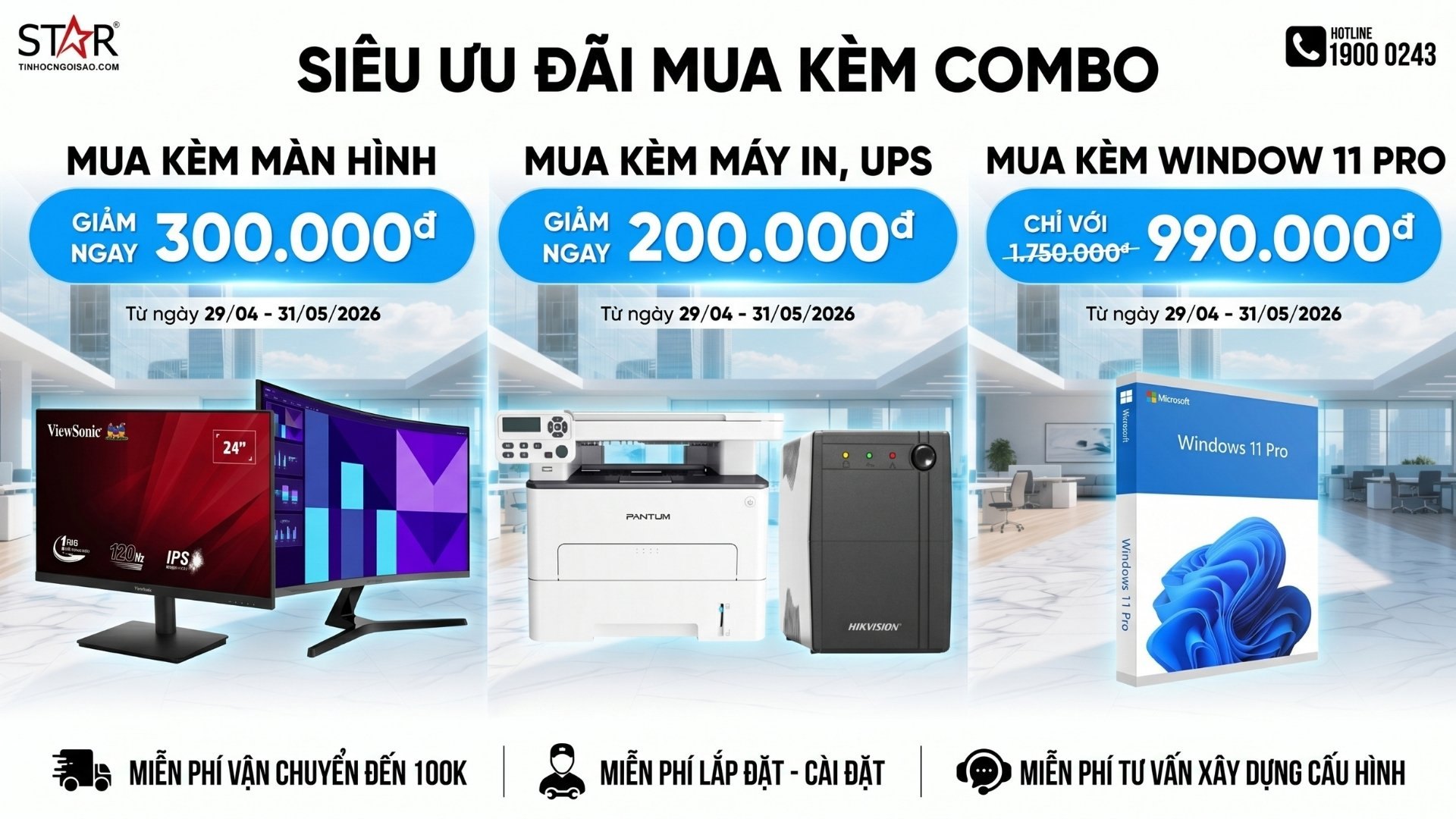Combo nâng cấp thông minh - Tối ưu chi phí toàn bộ hệ thống