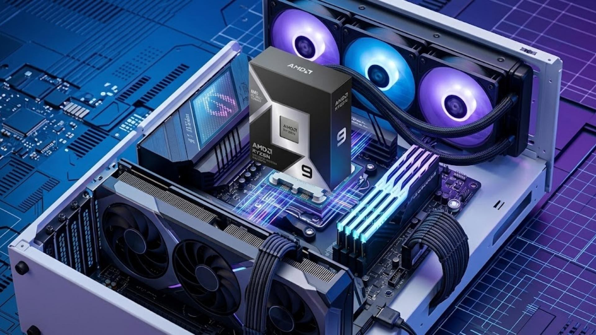 Tư vấn Build PC tối ưu cho CPU AMD Ryzen 9 9950X3D2 Dual Edition