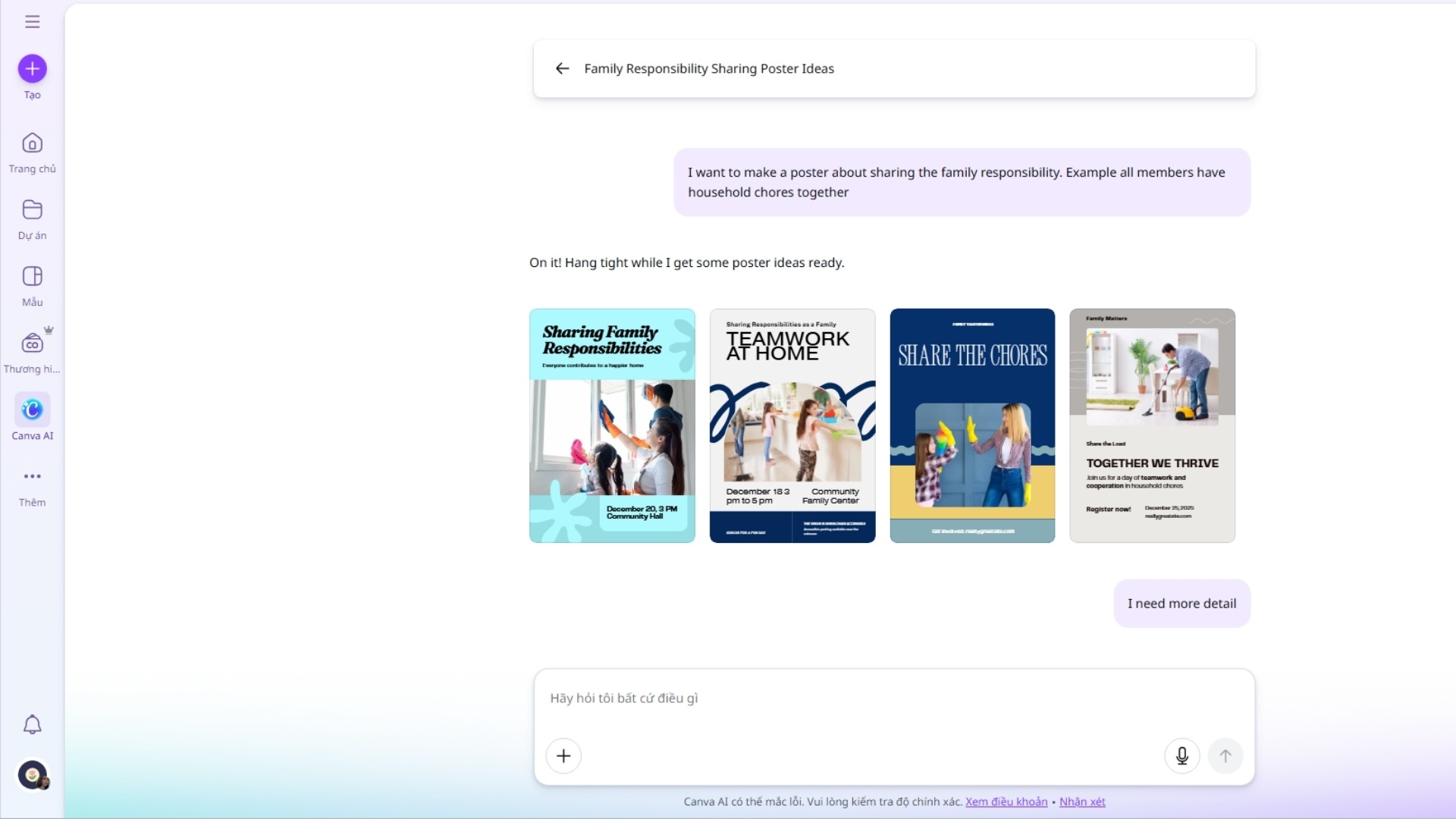 Canva AI tạo ảnh nhanh và đơn giản
