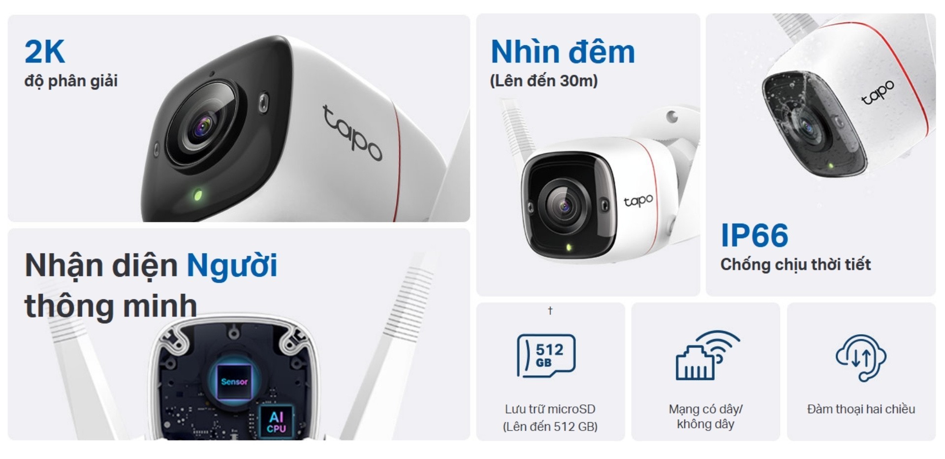 Camera WiFi Ngoài Trời 3MP TP-Link Tapo C310 – Kết nối ổn định, giá tốt