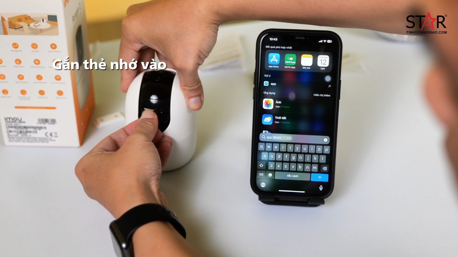 Camera Imou Ranger 2 - hỗ trợ thẻ nhớ dung lượng lớn, tối đa 256GB