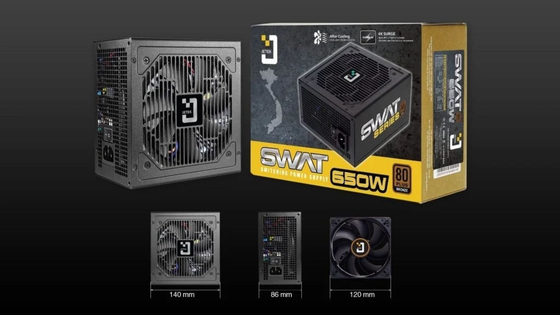 nâng cấp Nguồn Jetek khi bạn thay thế hai linh kiện chính có mức tiêu thụ cao: CPU (Bộ xử lý) hoặc VGA (Card đồ họa)