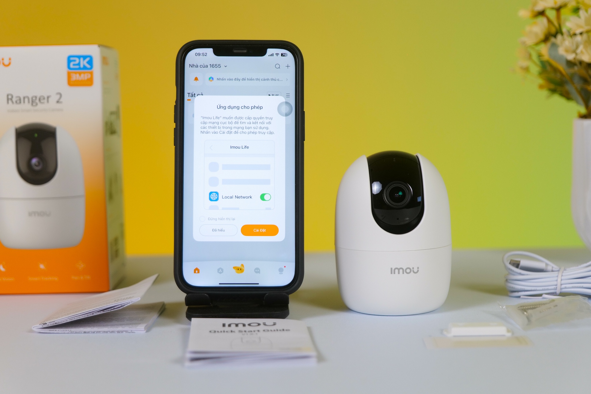 Camera Imou Ranger 2 - Chuẩn bị kết nối camera và điện thoại qua ứng dụng Imou Life