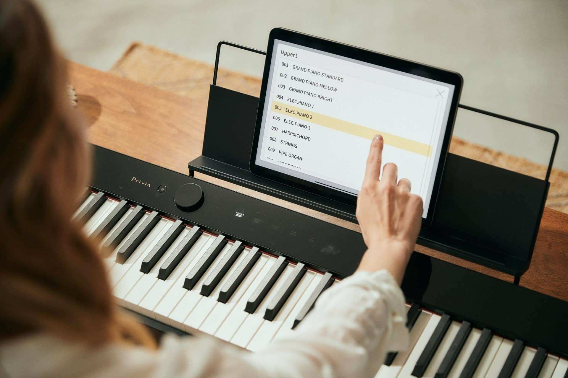 Đàn casio PX S1100 thiết kế mỏng, gọn nhẹ