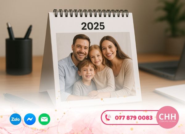 lịch để bàn cá nhân theo yêu cầu