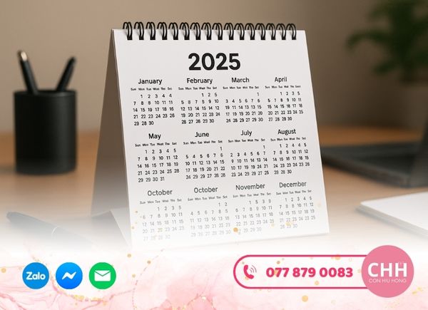 lịch để bàn cá nhân theo yêu cầu