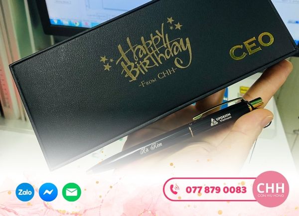 set quà in logo công ty