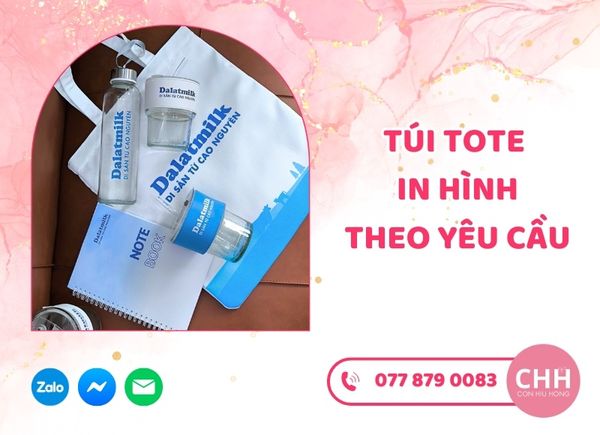 túi tote in hình theo yêu cầu
