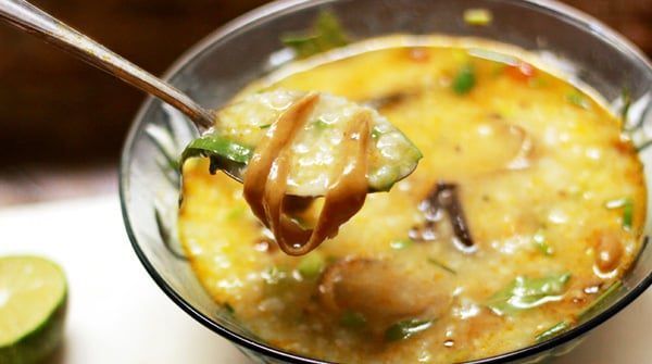 Cháo lươn ăn dặm cho bé 7 tháng