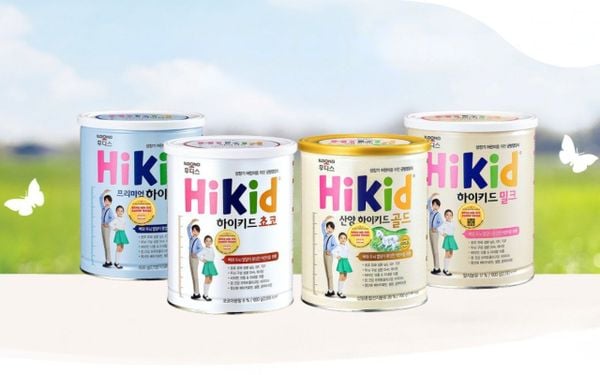 Sữa bột Hikid giàu canxi cho trẻ