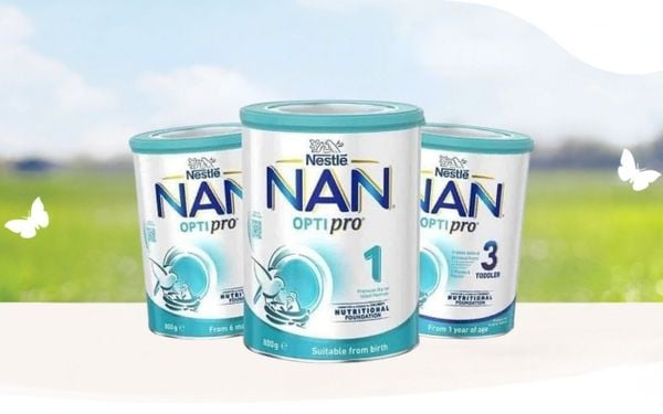 Sữa NAN Optipro giàu canxi cho bé