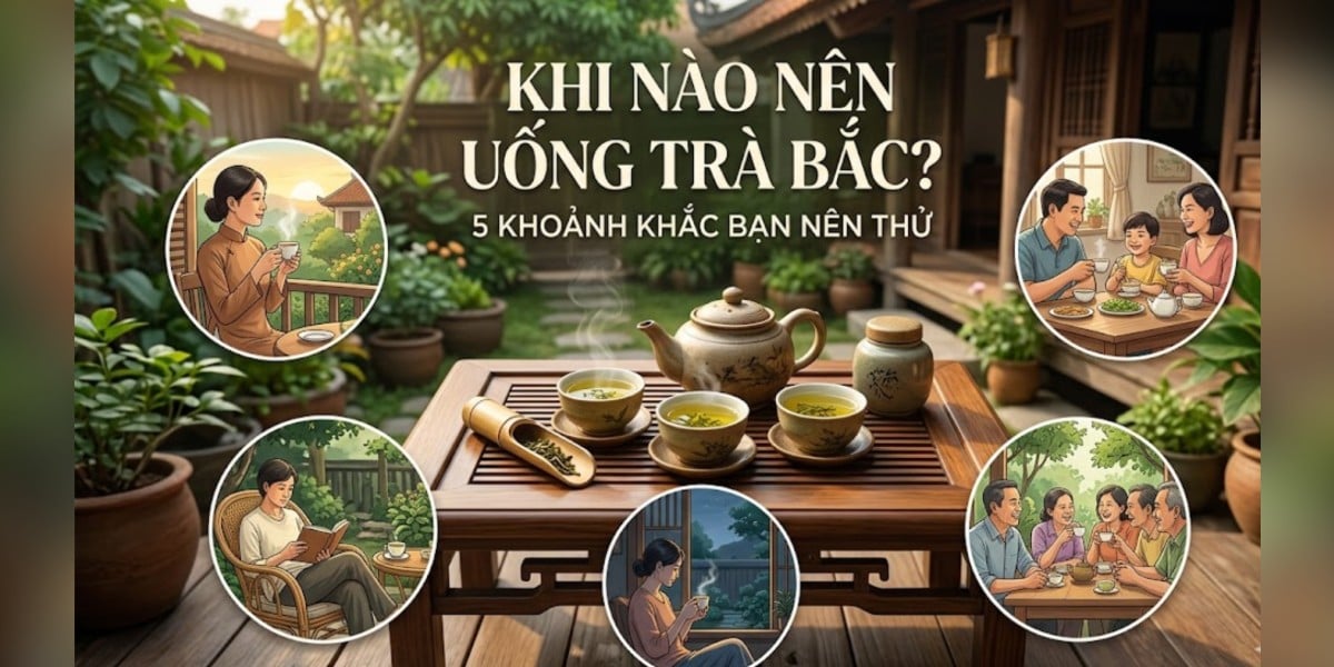 KHI NÀO NÊN UỐNG TRÀ BẮC? 5 KHOẢNH KHẮC BẠN NÊN THỬ