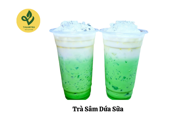 cách pha trà sâm dứa