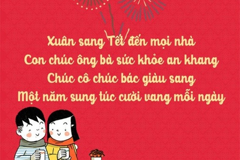 Những bài vè chúc tết ông bà dân gian vui nhộn và độc đáo