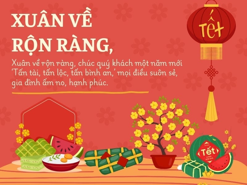 Ý nghĩa sâu sắc của việc gửi lời chúc Tết khách hàng và đối tác