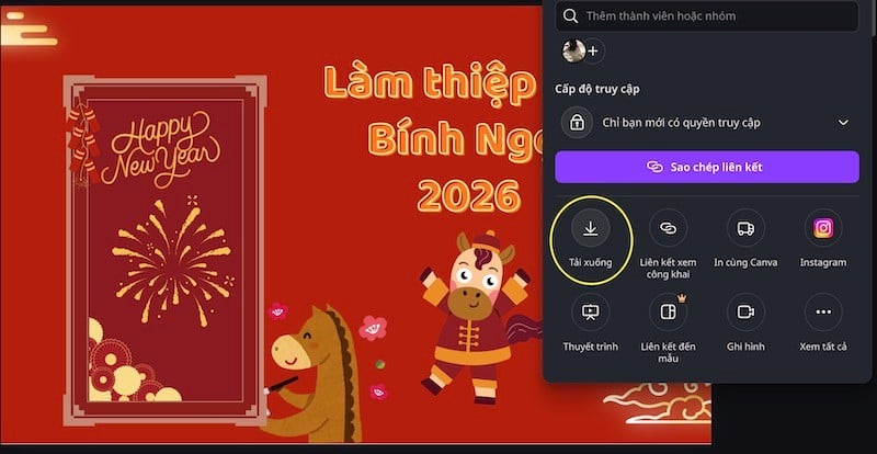 Gửi tặng thiệp chúc mừng năm mới online nhanh chóng và tiện lợi