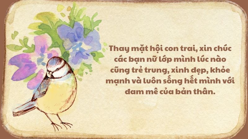 Gợi ý những lời chúc 20/10 ý nghĩa và vui nhộn cho bạn bè trong lớp