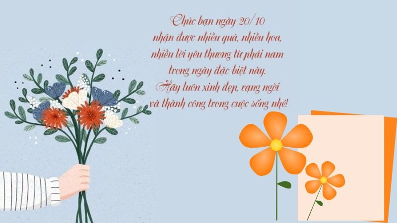 Những lời chúc 20/10 ngọt ngào và ý nghĩa dành tặng bạn thân
