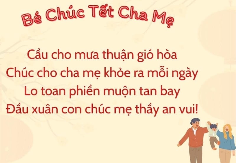 Bài thơ chúc tết cha mẹ hay nhất thể hiện lòng hiếu thảo