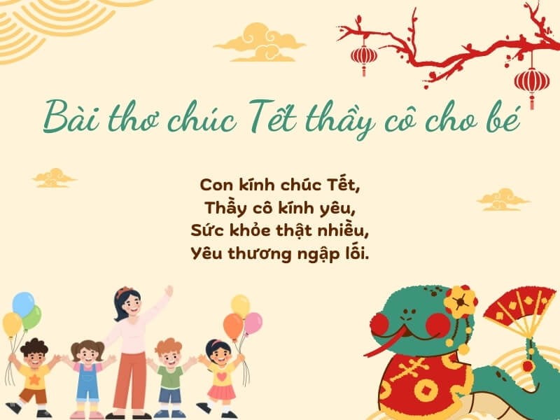 Một bài thơ kèm theo bình hoa tươi làm quà sẽ là một gợi ý tuyệt vời để tri ân công lao dạy dỗ của thầy cô