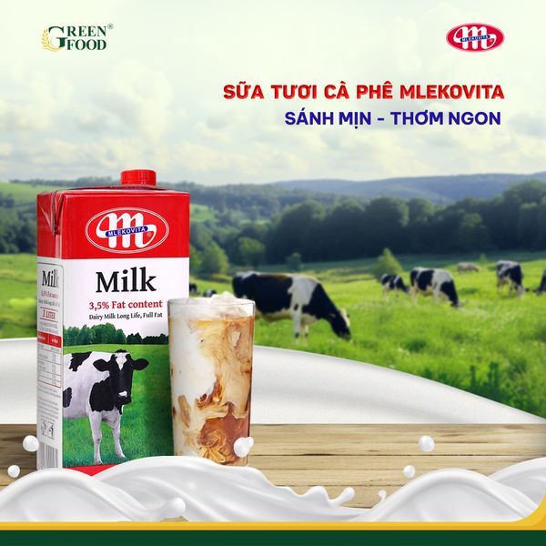 Pha ca phe sua tuoi Mlekovita