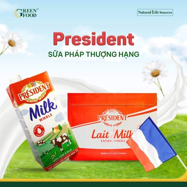 Sua tuoi President chinh hang