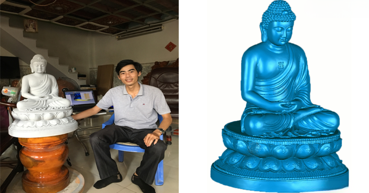 Quy trình quét mẫu tượng phật 3D diễn ra sao? Có chính xác không?