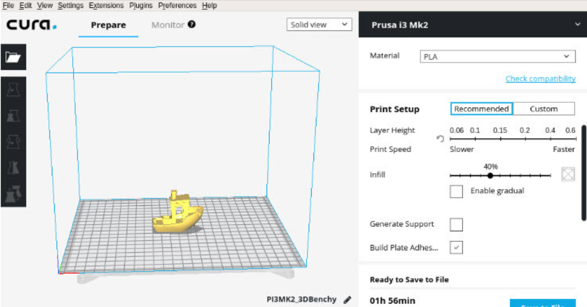 Hướng dẫn sử dụng phần mềm Cura từ cơ bản đến nâng cao