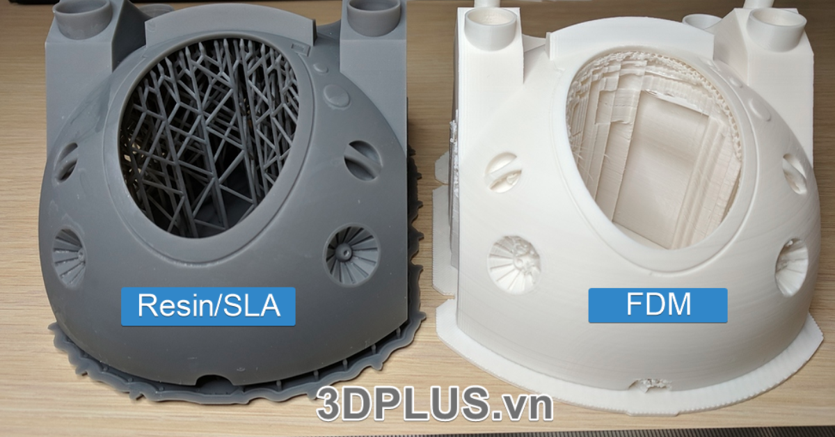 So sánh công nghệ in 3D FDM và SLA phù hợp với doanh nghiệp
