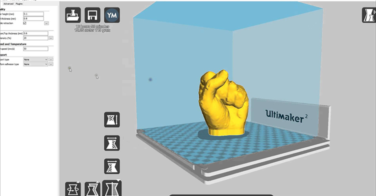 Hướng dẫn sử dụng phần mềm Cura từ cơ bản đến nâng cao