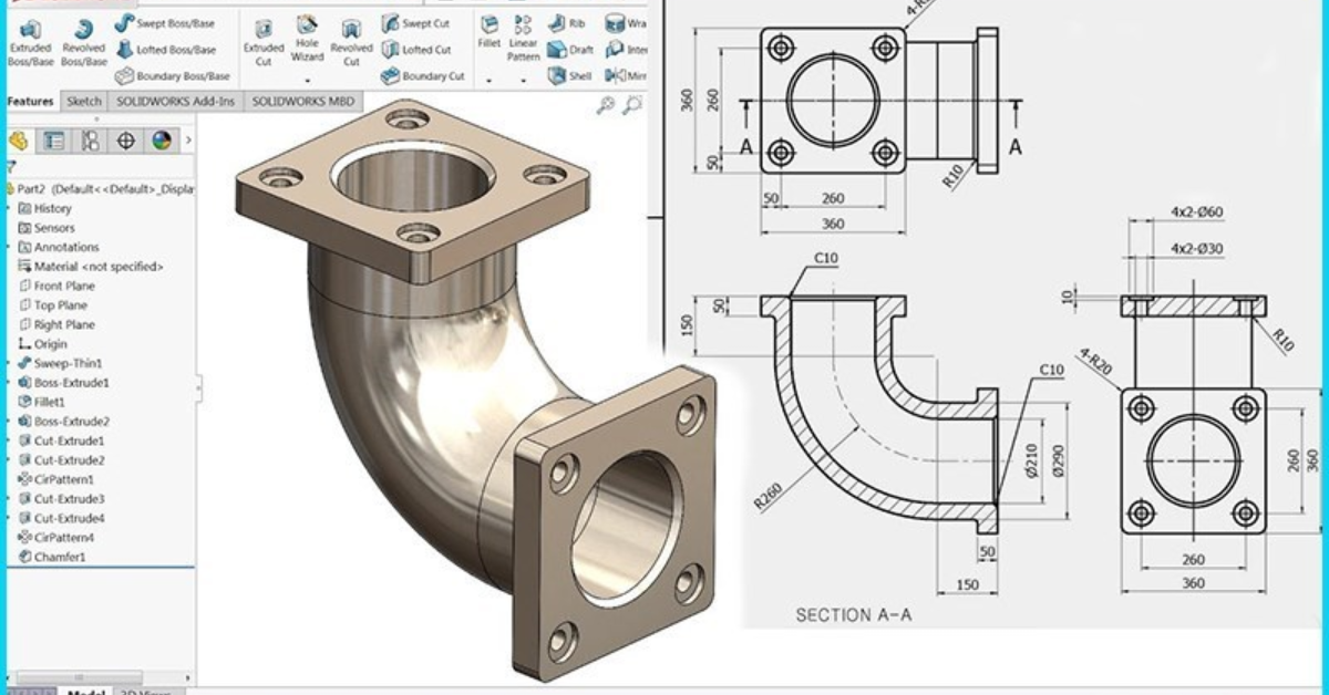 Dịch vụ số hóa chi tiết máy 3D nhanh, tỷ mỹ và chính xác cao