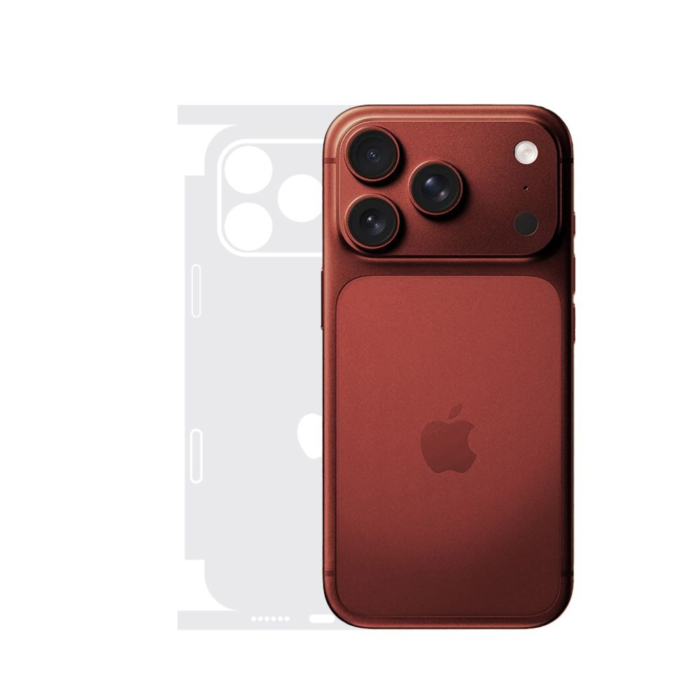 Film PPF TPU bảo vệ mặt lưng và viền iPhone 18 Pro Max