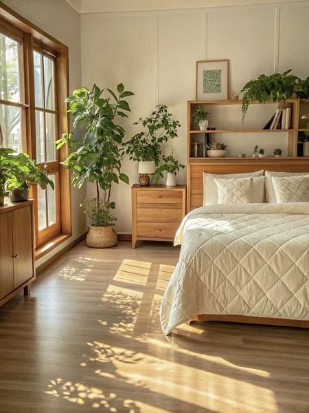 đón nắng và gió tự nhiên cho phòng ngủ