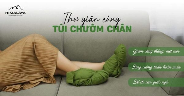 túi chườm thảo mộc chân