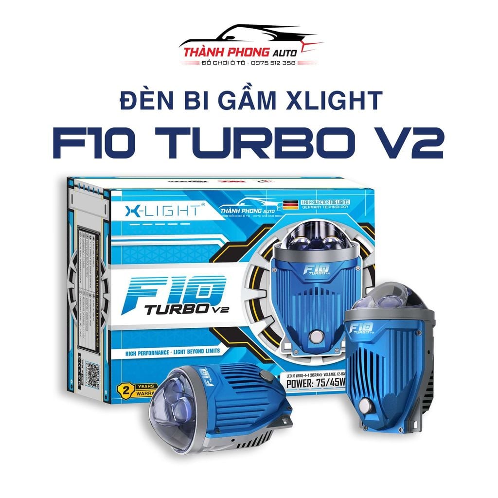 bi gầm xlight f10 turbo v2 chính hãng