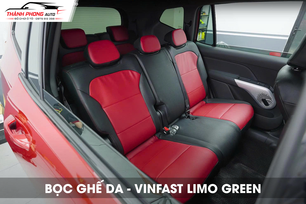 Bọc ghế da cho vinfast limo green