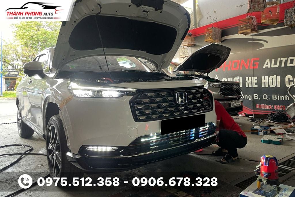 lắp đèn trợ sáng cho Honda HRV