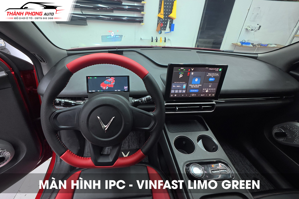 màn hình ipc vinfast limo green