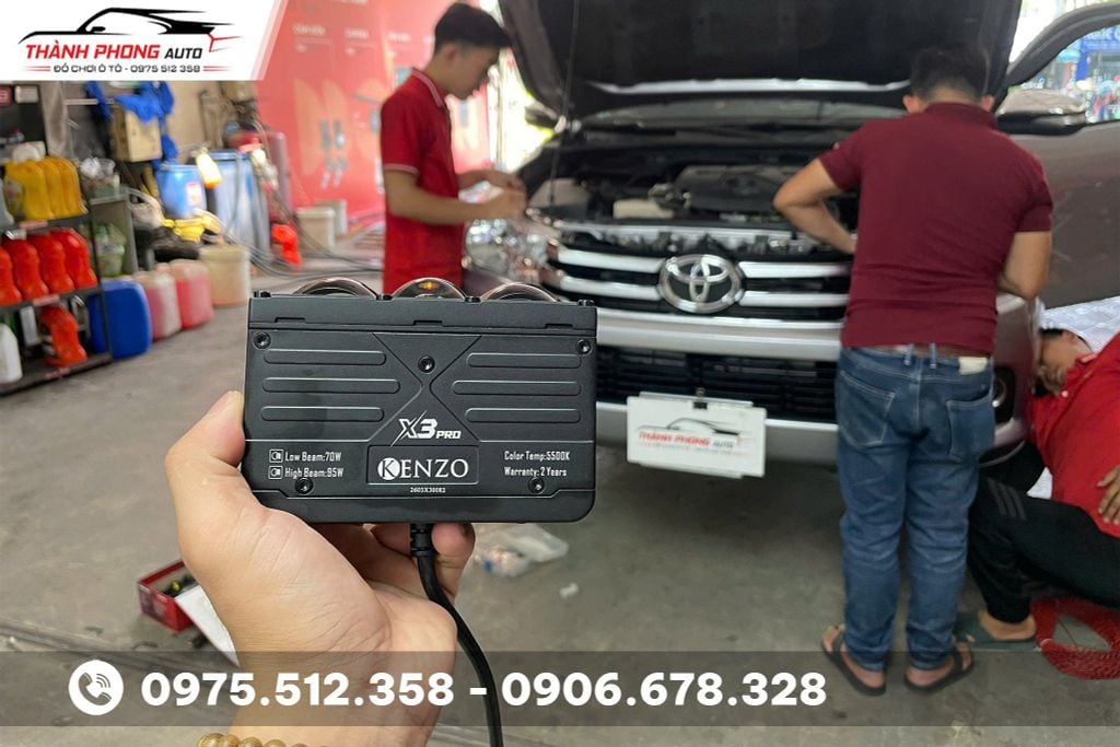 Đèn trợ sáng ô tô kenzo x3 pro