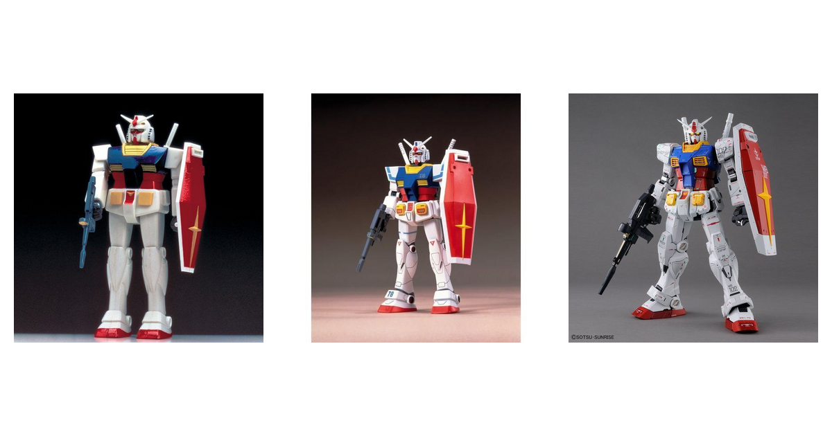1/144 Gundam đời đầu năm 1980