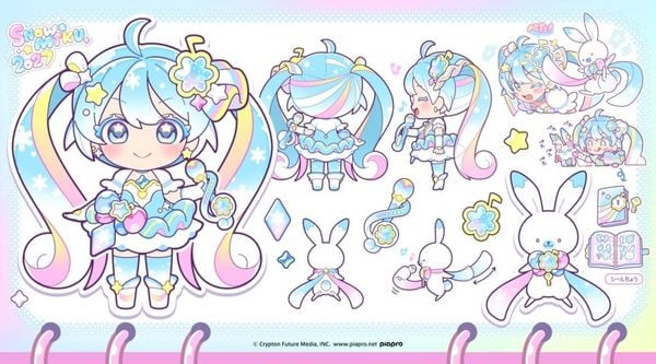 Snow Miku 2027 Nendoroid Design 3 by Sezeri Secret Metamorphosis concept art