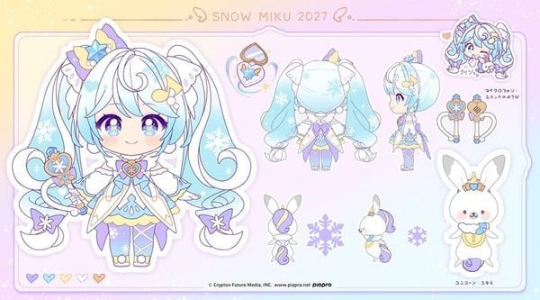 Snow Miku 2027 Nendoroid Design 5 by Seno Taoru Secret Metamorphosis concept art
