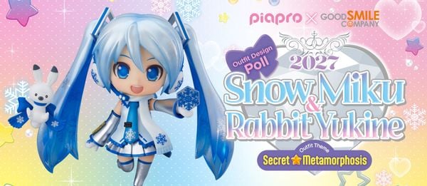 Snow Miku 2027 Nendoroid Outfit Design Poll Secret Metamorphosis Official Banner Good Smile Company