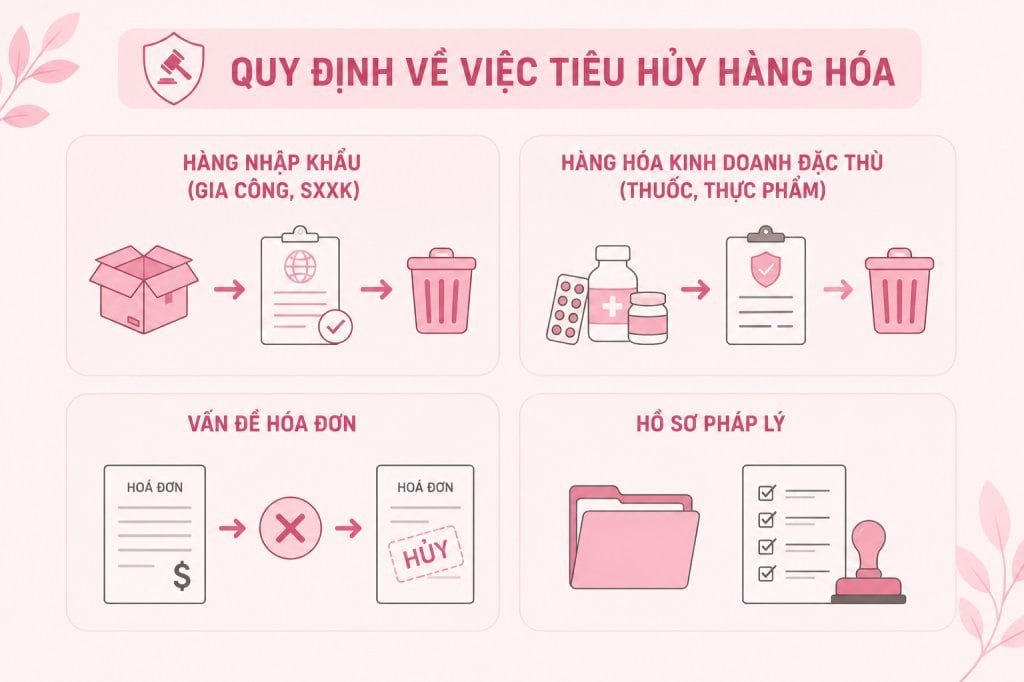 Quy định về việc tiêu hủy hàng hóa xuất nhập khẩu