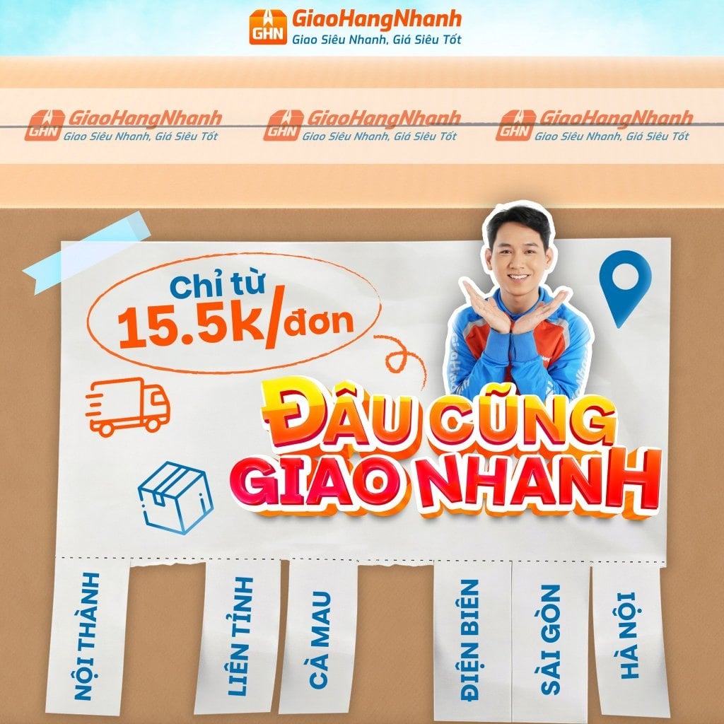 GHN giao nhanh đơn hàng chỉ từ 15.5k