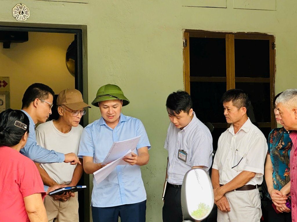 Các bên liên quan tiến hành lập biên bản nghiệm thu