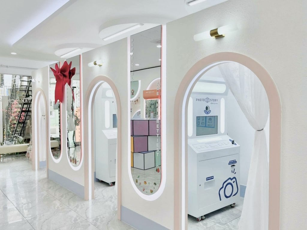 Các loại Photobooth đều hỗ trợ chụp ảnh tự động