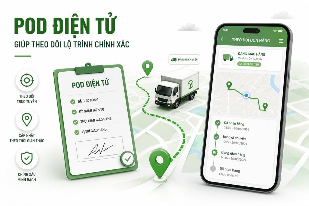 Theo dõi lộ trình đơn hàng POD chính xác