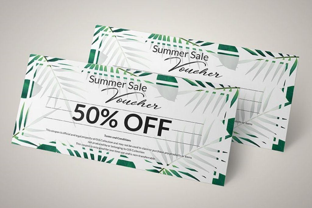 Voucher giảm giá là một gợi ý cho quà tặng tri ân khách hàng