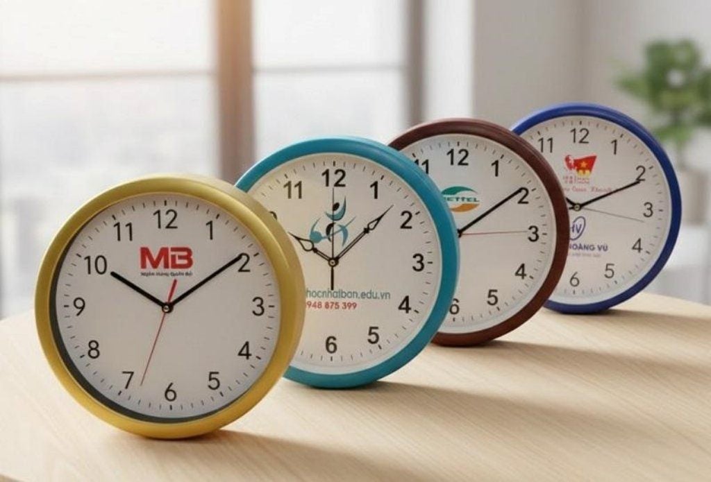 Bạn có thể chọn đồng hồ treo tường làm quà kỷ niệm thành lập công ty
